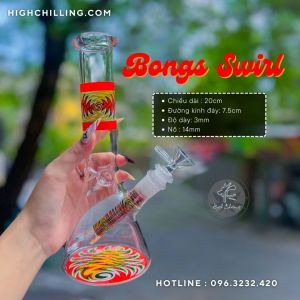 Bongs TT Auth Bầu Nón Swirt G08